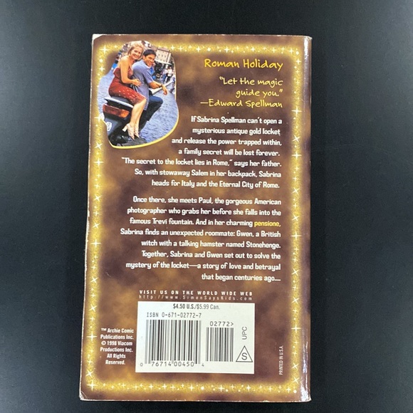 Sabrina the Teenage Witch: Sabrina Goes to Rome by Mel Odom - Paperback Novel - Picture 2 of 7